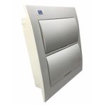 Quadro De Distribuição De Embutir Weg 24 Disjuntores Branco