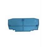 Tampa Borne Conector 6mm Mola Azul Weg