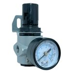 Regulador De Pressão De Ar Comprimido Werk 1/4 C/ Manometro