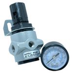 Regulador De Pressão De Ar Comprimido Werk 1/4 C/ Manometro