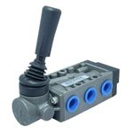 Valvula Pneumatica Alavanca Mola 5V 1/4"BSP Werk Schott