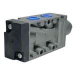 Valvula Pneumatica Piloto Mola 1/4 5 vias 2 posições Werk Schott