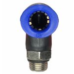 Conexão Pneumatica Cotovelo Fluir Tubo 08mm x Rosca 1/8 BSP 