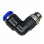 Conexão Pneumatica Cotovelo Fluir Tubo 08mm x Rosca 1/8 BSP 