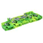 Borne Sak Conector 2,5mm Verde Tipo Mola Duplo Weg Btwm2,5ct