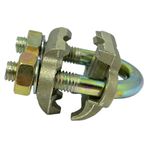 Grampo Terra Duplo Com Parafuso em U 3/8 Intelli