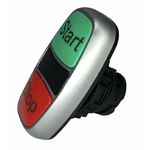 Frontal Botão Duplo 22mm Weg Liga/desliga S/ Flange (vm/vd)