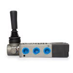 Valvula Alavanca Mola 1/4BSP 5Vias 3 Posição CF Werk-Schott