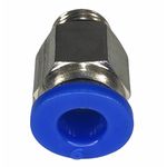 Conexão Pneumatica Reta Fluir Tubo 06mm x Rosca 1/8 BSP