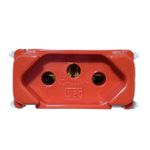 Módulo Tomada 2P+T 20A Composé Vermelho 250Vca 13203152