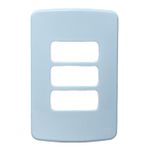 Placa 4x2 De 3 Posição Compose Branca + Suporte 13295558