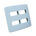 Placa 4x4 6 Posições + Suporte Branca Composé Weg 13295563