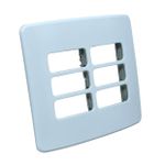 Placa 4x4 6 Posições + Suporte Branca Composé Weg 13295563