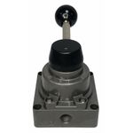 Valvula Pneumatica Alavanca Rotativa 1/4BSP 4Vias Werk Schot