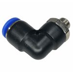 Conexão Pneumatica Cotovelo Fluir Tubo 10mm x Rosca 1/8 BSP