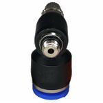 Conexão Pneumatica Cotovelo C/ Controle De Fluxo Fluir 06mm