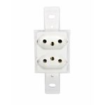 Tomada Dupla 2p+t 20a/250v Branca Klin Weg 13330083