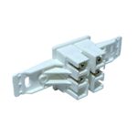 Interruptor Simples 2 Teclas 10a/250v Branco Klin 13328225