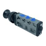 Valvula Pneumatica Botão Mola 1/8 5 vias 2 Posições Werk Schott