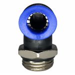 Conexão Pneumatica Cotovelo Fluir Tubo 10mm x Rosca 1/2 BSP 