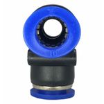 Conexão Pneumatica União Tee Fluir 10mm plastica Engate Rapido