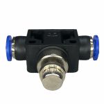 Conexão Pneumatica Controlador Fluxo Linear Fluir Tubo 08mm