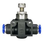 Conexão Pneumatica Controlador Fluxo Linear Fluir Tubo 06mm 