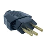 Plugue Macho 2p+t 10a 250v 180° Branco Weg 13301715