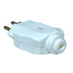 Plugue Macho 2p+t 10a 250v 180° Branco Weg 13301715