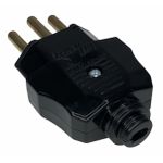 Plugue Macho 180° 2P + T Weg 20A 250V Preto 13301717
