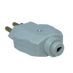 Plugue Macho 2p+t 20a 250v 180° Cinza Weg 13301672