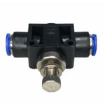 Conexão Pneumatica Controlador Fluxo Linear Fluir Tubo 10mm