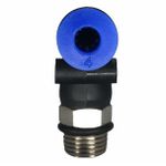 Conexão Pneumatica Cotovelo Fluir Tubo 04mm x Rosca 1/8 BSP 