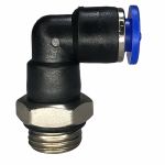 Conexão Pneumatica Cotovelo Fluir Tubo 06mm x Rosca 1/4 BSP