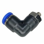 Conexão Pneumatica Cotovelo Fluir Tubo 06mm x Rosca M5 BSP 