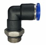 Conexão Pneumatica Cotovelo Fluir Tubo 08mm x Rosca 1/4 BSP