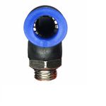 Conexão Pneumatica Cotovelo Fluir Tubo 10mm x Rosca 1/4 BSP 