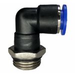 Conexão Pneumatica Cotovelo Fluir Tubo 12mm x Rosca 1/2 BSP