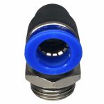 Conexão Pneumatica Cotovelo Fluir Tubo 12mm x Rosca 1/2 BSP