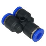 Conexão Pneumatica União Y Fluir Tubo 06mm Engate Rapido