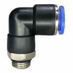 Conexão Pneumatica Cotovelo Fluir Tubo 12mm x Rosca 1/4 BSP 