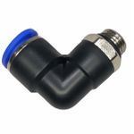 Conexão Pneumatica Cotovelo Fluir Tubo 12mm x Rosca 1/4 BSP 