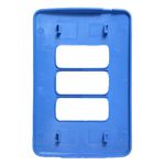 Placa 4X2 3 Posições Compose Azul S/ Suporte 13208258