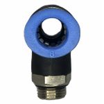 Conexão Pneumatica Tee Central Fluir Tubo 08mm x Rosca 1/8 