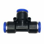 Conexão Pneumatica União Tee Fluir 12mm plastica Engate Rapido