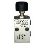 Valvula Pneumatica Botão Mola M5 3 Vias Werk Schott 4310