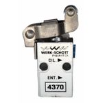 Valvula Pneumatica Rolete Mola M5 3 Vias Werk Schott 4370