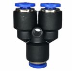 Conexão Pneumatica União Y Fluir Tubo 04mm Engate Rapido