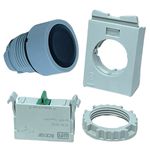 Botão De Pulso Faceado Preto 22mm 1na Weg Cew-bfm5