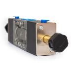 Valvula Pneumatica Duplo Solenoide 1/4 5 vias S/ Bobina Werk